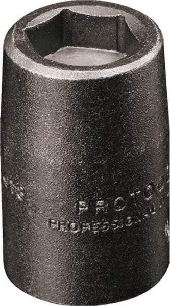 Proto - 3/8" Drive 11mm Standard Magnetic Impact Socket - 6 Points, 1-5/32" OAL - Makers Industrial Supply