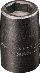 Proto - 3/8" Drive 8mm Standard Magnetic Impact Socket - 6 Points, 1-3/32" OAL - Makers Industrial Supply