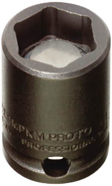 Proto - 1/2" Drive 3/8" Standard Magnetic Impact Socket - 6 Points, 1-1/2" OAL - Makers Industrial Supply