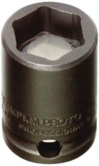 Proto - 1/2" Drive 3/8" Standard Magnetic Impact Socket - 6 Points, 1-1/2" OAL - Makers Industrial Supply