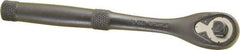 Proto - 1/4" Drive Pear Head Standard Ratchet - Black Oxide Finish, 5-3/4" OAL, 45 Gear Teeth, Standard Knurled Handle, Standard Head - Makers Industrial Supply