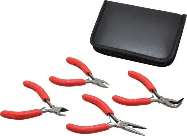 Proto - 4 Piece Mini Plier Set - Comes in Kit Bag - Makers Industrial Supply