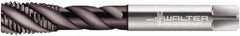 Walter-Prototyp - 9/16-12 UNC 4 Flute 2B Plug Spiral Point Tap - High Speed Steel, Hardlube Finish, Right Hand Thread, Series AEP2226002 - Exact Industrial Supply