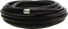 Continental ContiTech - 50' Long, 3/8 Male Rigid x Male Swivel, -20 to 250°F, Nitrile High Temp & High Pressure Hose - 3/8" ID x 0.69" OD, Black, 4,000 Max psi - Makers Industrial Supply