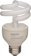 Philips - 14 Watt Fluorescent Residential/Office Medium Screw Lamp - 2,700°K Color Temp, 950 Lumens, 120 Volts, EL/mDT, 10,000 hr Avg Life - Makers Industrial Supply