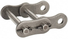 U.S. Tsubaki - 1" Pitch, ANSI 80-2, Cottered Roller Chain Connecting Link - For Use with Double Strand Chain - Makers Industrial Supply