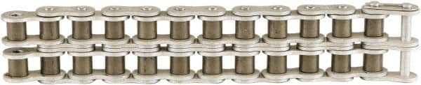 U.S. Tsubaki - 1/2" Pitch, ANSI 40-2, Spring Type Roller Chain Connecting Link - For Use with Double Strand Chain - Makers Industrial Supply