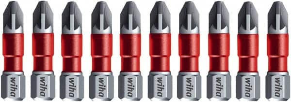 Wiha - PZ.3 Posidriv Screwdriver Bit - 1/4" Drive, 1-9/64" OAL - Makers Industrial Supply