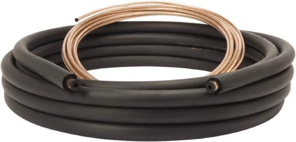 Mueller Industries - 30' Long, LL - 3/8, SL - 7/8" OD, Copper Refrigeration Tube - LL - .032, SL - .045" Wall Thickness, 17.64 Lb per Coil - Makers Industrial Supply