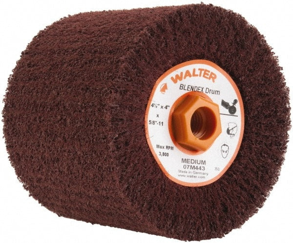 WALTER Surface Technologies - 4-1/2 x 4" Unmounted Flap Wheel - Makers Industrial Supply