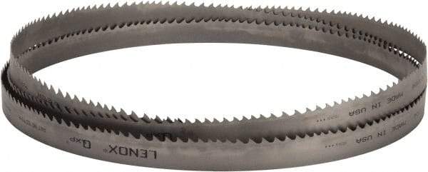 Lenox - 2 to 3 TPI, 15' Long x 1-1/4" Wide x 0.042" Thick, Welded Band Saw Blade - Bi-Metal, Toothed Edge, Raker Tooth Set, Flexible Back, Contour Cutting - Makers Industrial Supply