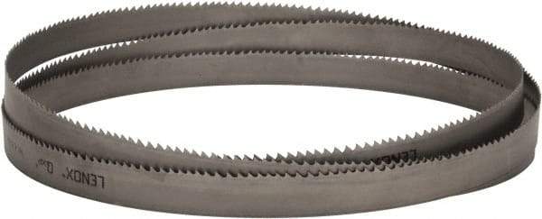 Lenox - 3 to 4 TPI, 13' 6" Long x 1-1/4" Wide x 0.042" Thick, Welded Band Saw Blade - Bi-Metal, Toothed Edge, Raker Tooth Set, Flexible Back, Contour Cutting - Makers Industrial Supply