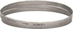 Lenox - 3 to 4 TPI, 11' 6" Long x 1" Wide x 0.035" Thick, Welded Band Saw Blade - Bi-Metal, Toothed Edge, Raker Tooth Set, Flexible Back, Contour Cutting - Makers Industrial Supply