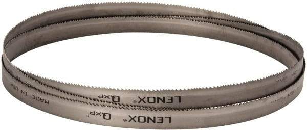 Lenox - 5 to 8 TPI, 12' 10" Long x 1" Wide x 0.035" Thick, Welded Band Saw Blade - Bi-Metal, Toothed Edge, Raker Tooth Set, Flexible Back, Contour Cutting - Makers Industrial Supply