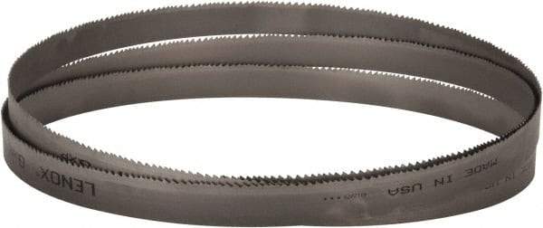 Lenox - 5 to 8 TPI, 11' Long x 1" Wide x 0.035" Thick, Welded Band Saw Blade - Bi-Metal, Toothed Edge, Raker Tooth Set, Flexible Back, Contour Cutting - Makers Industrial Supply