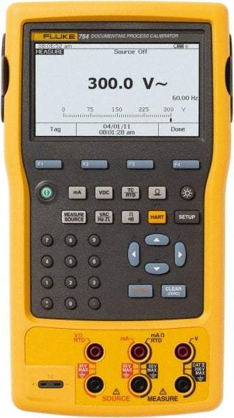 Fluke - 100 mA Measure, 22 mA Source, 10,000 Ohm, 50 kHz Calibrator - 300 VAC, 300 VDC, 3 Year Warranty - Makers Industrial Supply