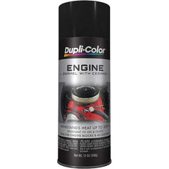 Krylon - 12 oz Black Automotive Heat Resistant Paint - Semi-Gloss Finish, Comes in Aerosol Can - Makers Industrial Supply