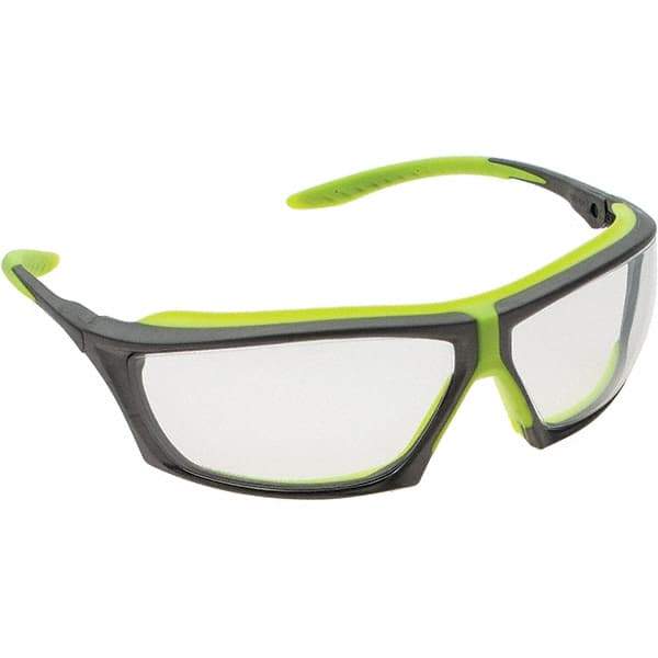 Value Collection - Safety Glasses - CLR LENS YLW/GRY FRM ZIRC GEMSTONE HI-VIS GLSS - Makers Industrial Supply