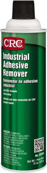 CRC - 19 oz Aerosol Can Adhesive Remover - VOC Content g/L 0, Removes Adhesives - Makers Industrial Supply