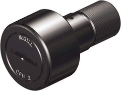 McGill - 5/8" Roller Diam x 7/16" Width, 1/4" Stud Diam x 3/4" Length, Sealed Heavy Stud Cam Follower - Steel, 5/16" Thread Length, 5/16-24 Thread, 1.22" OAL, 955 Lb Dynamic Cap, 2,480 Lb Static Cap - Makers Industrial Supply