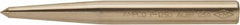 Ampco - 1/2" Nonsparking Center Punch - 5" OAL, Nickel Aluminum Bronze - Makers Industrial Supply