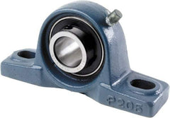 Tritan - 60mm ID, 241mm OAL x 138mm OAH Pillow Block - 7,396 Lb Static Cap, 10,723 Lb Dyn Cap, 7.24" Btw Mnt Hole Ctrs, 69.85mm Base-to-Ctr Ht, Cast Iron/Steel - Makers Industrial Supply