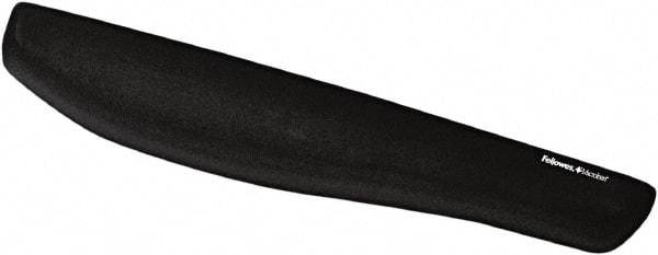 FELLOWES - Black Keyboard Wrist Rest - Use with Keyboard - Makers Industrial Supply