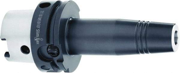 Schunk - HSK63A Taper Shank, 12mm Hole Diam, Hydraulic Tool Holder/Chuck - 24mm Nose Diam, 120mm Projection, 47.7mm Clamp Depth, 25,000 RPM, Through Coolant - Exact Industrial Supply