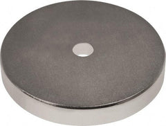 Mag-Mate - 1-1/2" Long x 1-1/2" Diam x 1/8" High, 1 Mounting Hole, 45 Poles, Ring Neodymium Rare Earth Holding Magnet - 33.7 Lb Average & 67.3 Lb Max Pull Force, 1/8 Mounting Hole, Through Hole Style, 180°F Max Operating Temp - Makers Industrial Supply