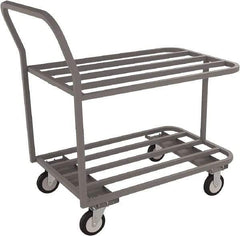 Jamco - 1,200 Lb Capacity, 36" Wide x 24" Long x 41" High Standard Utility Cart - 2 Shelf, Steel - Makers Industrial Supply