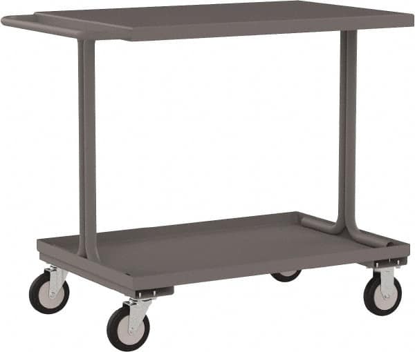 Jamco - 1,200 Lb Capacity, 24" Wide x 36" Long x 39" High Service Cart - 2 Shelf, Steel - Makers Industrial Supply