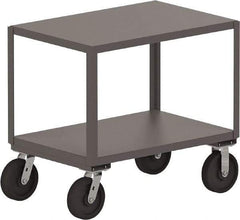 Jamco - Flush Mobile Table - Steel, Gray, 36" Long x 24" Deep x 33" High - Makers Industrial Supply