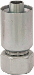 Hydraulic Hose Straight Swivel Female Metric S 24 ° Cone Fitting: 12 mm, 6,000 psi Steel, Metric