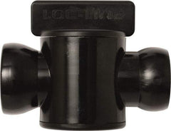 Loc-Line - 10 Piece, 3/4" ID Coolant Hose In-Line Check Valve - Female to Ball Connection, Acetal Copolymer Body, Unthreaded, Use with Loc-Line Modular Hose Systems - Makers Industrial Supply