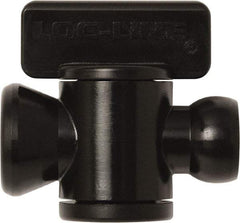 Loc-Line - 10 Piece, 1/4" ID Coolant Hose In-Line Check Valve - Female to Ball Connection, Acetal Copolymer Body, Unthreaded, Use with Loc-Line Modular Hose Systems - Makers Industrial Supply