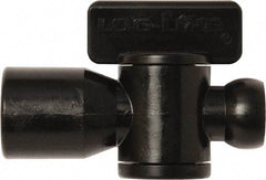 Loc-Line - 10 Piece, 1/4" ID Coolant Hose Female NPT Valve - Female to Female Connection, Acetal Copolymer Body, NPT, Use with Loc-Line Modular Hose Systems - Makers Industrial Supply