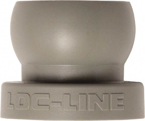 Loc-Line - 1/2" Hose Inside Diam, Coolant Hose Fixed Mount - for Use with Loc-Line Modular Hose System, 20 Pieces - Makers Industrial Supply