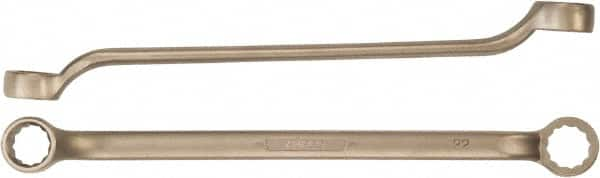 Ampco - 9mm x 11mm 12 Point Box Wrench - Double End, Aluminum Bronze, Plain Finish - Makers Industrial Supply