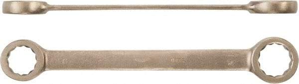 Ampco - 13/16" x 15/16" 12 Point Box Wrench - Double End, Aluminum Bronze, Plain Finish - Makers Industrial Supply