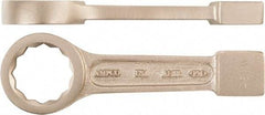 Ampco - 94mm 12 Point Striking Box Wrench - Single End, Aluminum Bronze, Plain Finish - Makers Industrial Supply