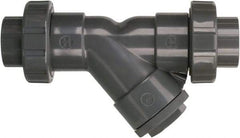 Hayward - 1" Pipe, True Union Threaded Ends, PVC Y-Strainer - 150 psi Pressure Rating - Makers Industrial Supply