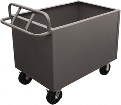 Durham - 2,000 Lb Load Capacity, Steel Box Truck - 36" Wide x 24" Long x 29-1/2" High, Gray - Makers Industrial Supply