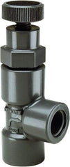 Hayward - 150 Max psi Angle Globe Pressure Reducing Valve - 1/2" Threaded Connection - Makers Industrial Supply