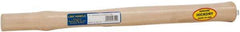 Made in USA - 18" Long Replacement Handle for Blacksmith Hammers - 1-1/4" Eye Length x 1" Eye Width, Hickory, Material Grade Type A - Makers Industrial Supply