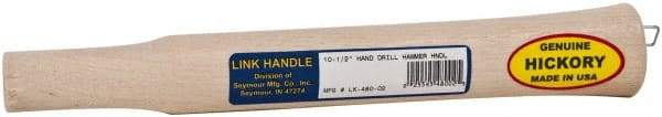 Made in USA - 10-1/2" Long Replacement Handle for Sledge Hammers - 1" Eye Length x 3/4" Eye Width, Hickory, 2 to 4 Lb Capacity, Material Grade Type A - Makers Industrial Supply