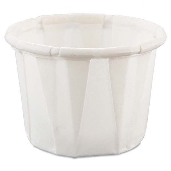 DART - Paper Portion Cups, .5 oz, White, 250/Bag, 20 Bags/Carton - Makers Industrial Supply