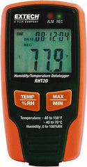 Extech - -40 to 158°F, 0 to 100% Humidity Range, Temp Recorder - Makers Industrial Supply