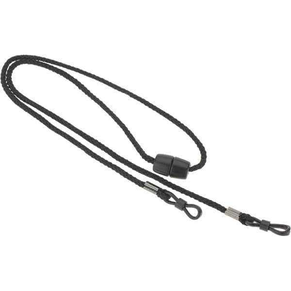 Ergodyne - Black Eyeglass Retainer Cord - Breakaway, Nylon, Compatible with Most Safety Glasses - Makers Industrial Supply