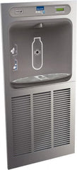 ELKAY - 8 GPH Cooling Capacity In Wall Recessed Water Cooler & Fountain - In-Wall, 20 to 105 psi, 0.20 hp, Stainless Steel - Makers Industrial Supply