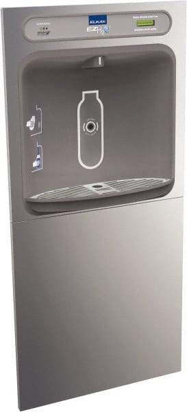 ELKAY - 8 GPH Cooling Capacity In Wall Recessed Water Cooler & Fountain - In-Wall, 20 to 105 psi, 0.20 hp, Stainless Steel - Makers Industrial Supply